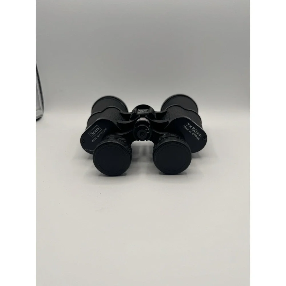 Vintage Sears Binoculars Model #47325130 7x50 mm and Case